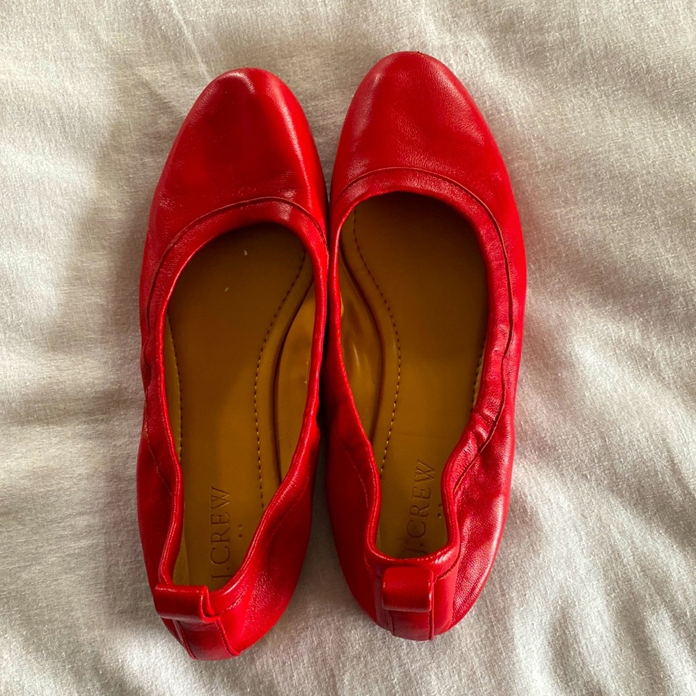 JCrew Leather Ballet Flats